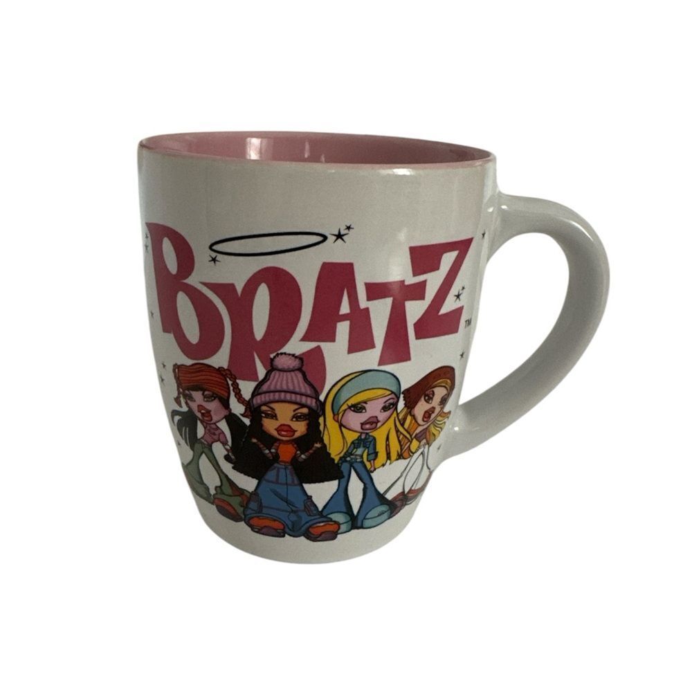 Bratz Pink and White Mug EUC